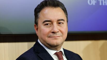 Ali Babacan, líder del Partido de la Democracia y el Progreso turco, el19 de enero de 2023, en Davos.