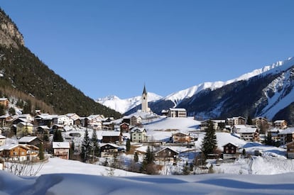 Estación de esquí de Davos (Suiza).