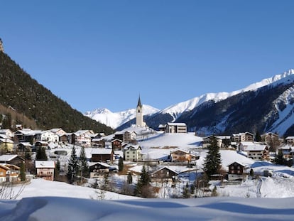 Estación de esquí de Davos (Suiza).