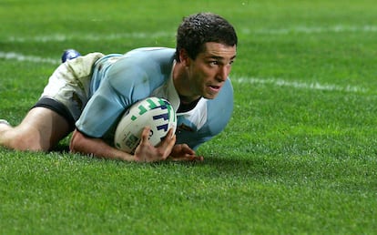 Federico Martin Aramburu, como jugador de Los Pumas, en una imagen de archivo del año 2007.