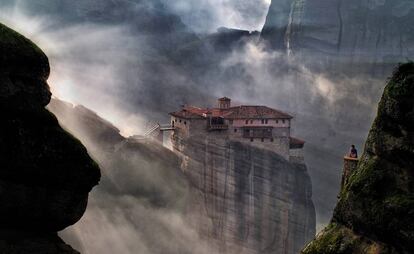 Uno de los famosos monasterios de Meteora, en Grecia.