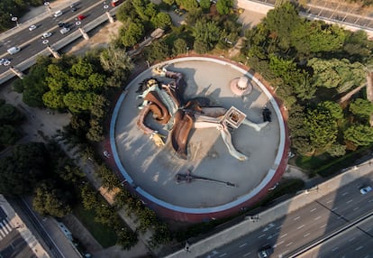 Parque de Gulliver en el Jardín del Turia.