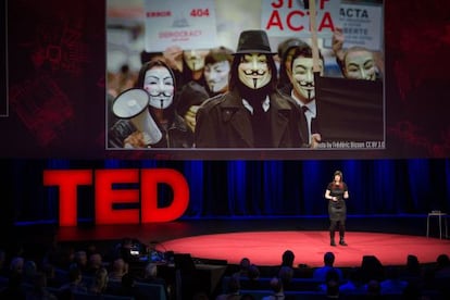 Una de las sesiones del TED (en esta ocasión sobre los 'hackers') celebradas la semana pasada en el Centro de Convenciones de Vancouver.