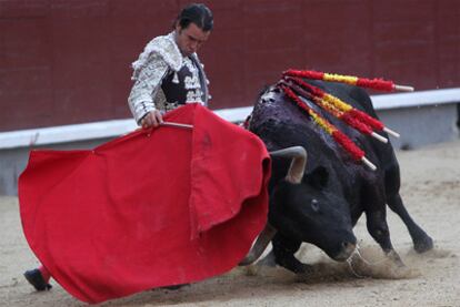 Uceda Leal, en su segundo toro.