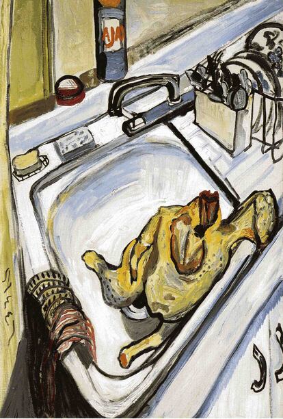 'Acción de Gracias' (1965), de Alice Neel.