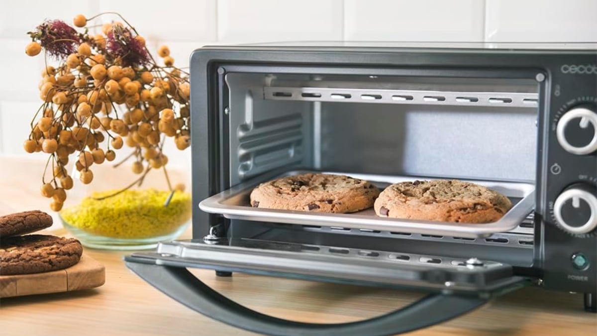 Horno de sobremesa con temporizador 60min.
