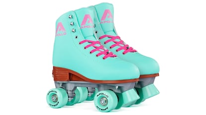 Patines de diseño clásico, pero llamativo.