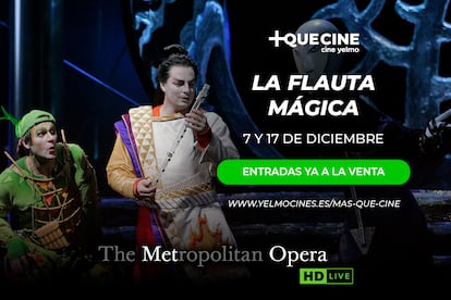 Cartel promocional de la ópera 'La flauta mágica'.