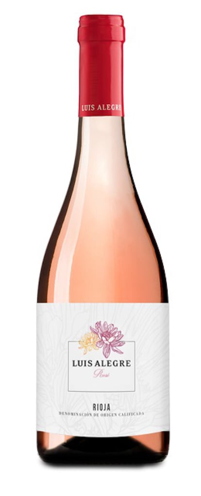 Un rosado alegre. Las Bodegas Luis Alegre, ubicadas en Laguardia (La Rioja) desde 1968, presentan su nuevo rosado, Luis Alegre Rosé. Un vino elaborado mediante el prensado directo de uvas tempranillo (60%) y viura (40%). Además, mediante presión controlada se extrae la flor, con la finalidad de optimizar aromas primarios y alta expresividad, por lo que se sacrifica buena parte de la producción. El tipo de suelo es de arcilla calcárea. Es resultado del contacto durante 36 horas entre el mosto y las pieles de la uva. Fermentado a 16 grados en depósitos de acero inoxidable. De color rosa pálido muy brillante, en nariz tiene una intensidad alta, frutal. En boca es fresco y equilibrado. Precio: 6 euros.