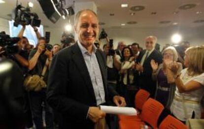 Camps, el día después de ganar las elecciones en la Comunidad Valenciana.