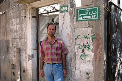 Kayed Hammad, vecino del campo de refugiados de Jabalia, en la franja de Gaza.