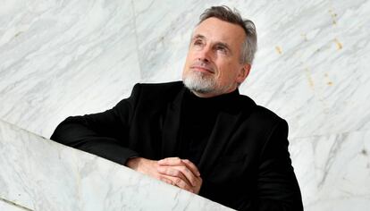 El experto en robótica Jürgen Schmidhuber, en la feria IROS 2018 en el Palacio Municipal de Congresos en Madrid.