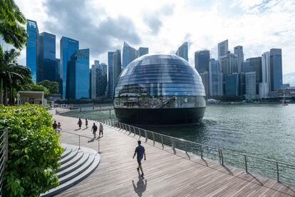 Distrito financiero de Singapur. 