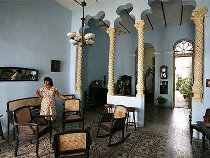 Interior de una casa de principios del siglo XX en la Calzada de Primelles, en la zona del Cerro.