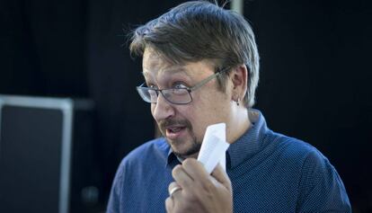 Xavier Domènech, aquest dimecres a Barcelona.