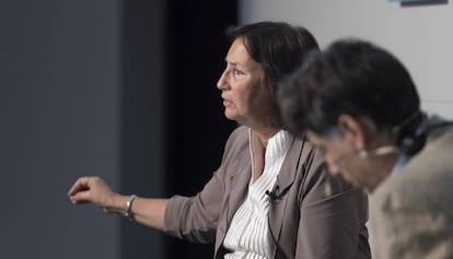 Teresa Cremisi, durante su intervención ayer en el foro Edita Barcelona.