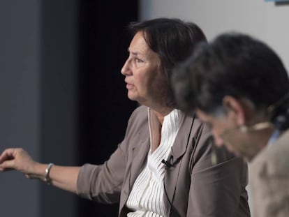 Teresa Cremisi, durante su intervenci&oacute;n ayer en el foro Edita Barcelona.