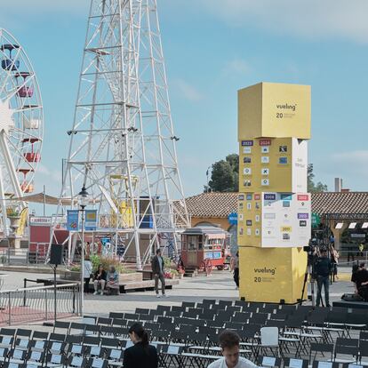 El parque de atracciones Tibidabo, en Barcelona.