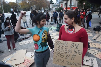 Manifestación en Montevideo contra Monsanto