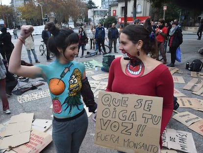 Manifestaci&oacute;n en Montevideo contra Monsanto
 