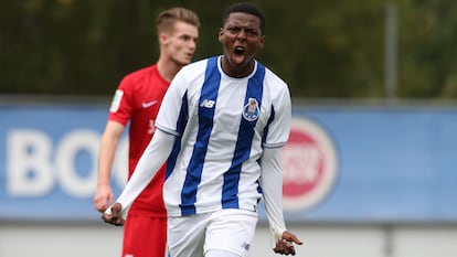 Joao Maleck, en un partido con el Oporto, en 2017.