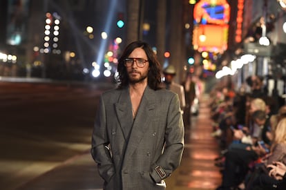 Jared Leto, durante su participación en el desfile.