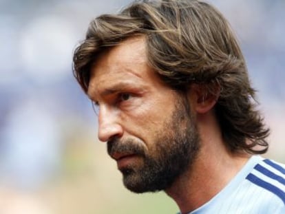 Pirlo en un partido del New York City contra el Orlando City.