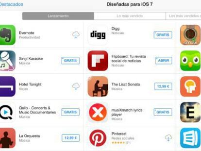 Una captura de la AppStore.