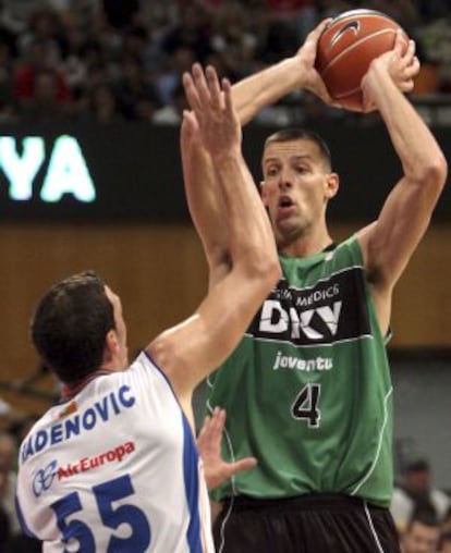 Jordi Trias, en su etapa con el Joventut.