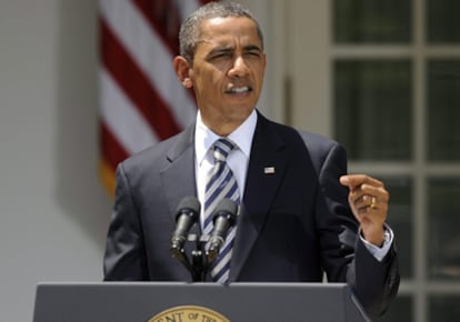 Obama habla en la Casa Blanca, el pasado 2 de agosto, tras el acuerdo para subir el techo de la deuda en EE UU.