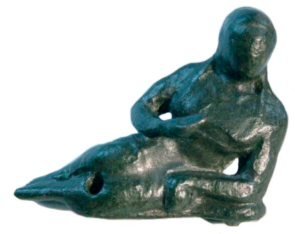 Figura etrusca hallada en el yacimiento de El Freíllo, en Candeleda.