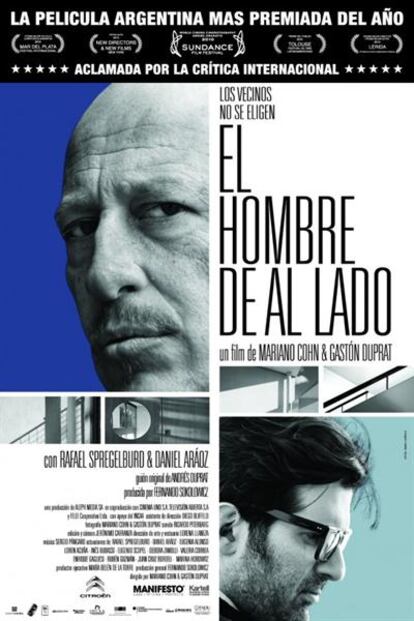 Cartel de El hombre de al lado