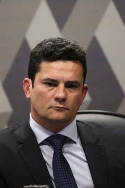 El juez Sergio Moro, que investiga al expresidente brasileño Luiz Inácio Lula da Silva en el escándalo de corrupción de Petrobras.