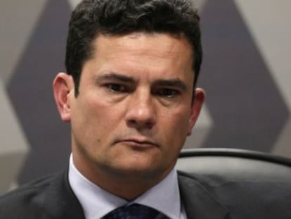 El juez Sergio Moro, que investiga al expresidente brasileño Luiz Inácio Lula da Silva en el escándalo de corrupción de Petrobras.