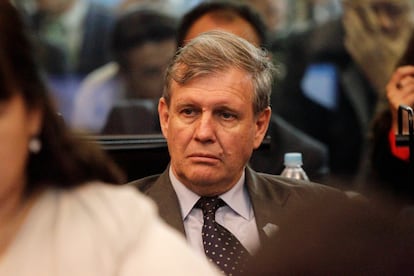 Alfredo Astiz durante un juicio, en noviembre de 2012 en Buenos Aires.