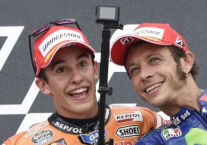 Marc Márquez i Valentino Rossi.