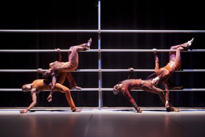 Un momento del espectáculo <b><i>El tango del caballo.</b></i>