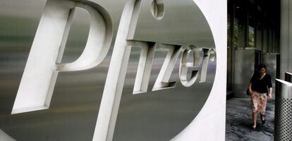 En la imagen, sede de la empresa estadounidense Pfizer.