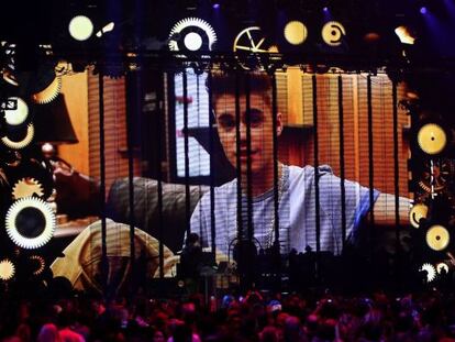 El artista canadiense Justin Bieber.