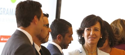 La presidenta del Banco Santander Ana Botín.