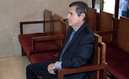 El expresidente del Govern balear Jaume Matas, este martes durante el juicio en la Audiencia de Palma. 