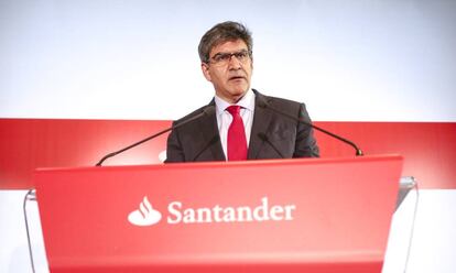  El consejero delegado del Santander, Jos&eacute; Antonio &Aacute;lvarez, hoy.