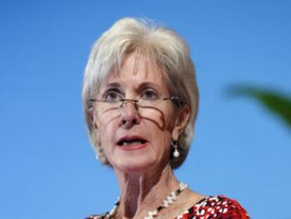 La Secretaria de Salud del Gobierno de Obama, Kathleen Sebelius