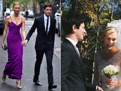 Karlie Kloss y Joshua Kushner.