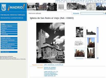 Imagen tomada de la nueva web municipal, monumentamadrid.es.