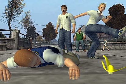 En el videojuego <i>Bully, </i>rebautizado <i>Canis canem edit,</i> hay escenas de violencia entre menores.