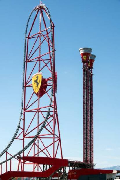 Parque de Ferrari Land, en PortAventura World (Tarragona).