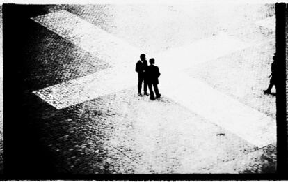 Una de las fotografías de Alberto Corazón incluida en la exposición 'Plaza Mayor y otras obras conceptuales de los años 70'.