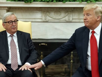 Juncker y Trump pactan un desarme arancelario que evita el castigo contra la industria automovilística europea