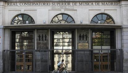 Real Conservatorio de Música de Madrid, en calle Santa Isabel. 